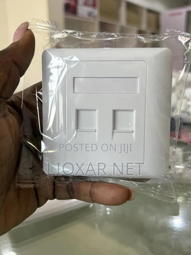 Cat 6 Double Faceplate · Photo 1