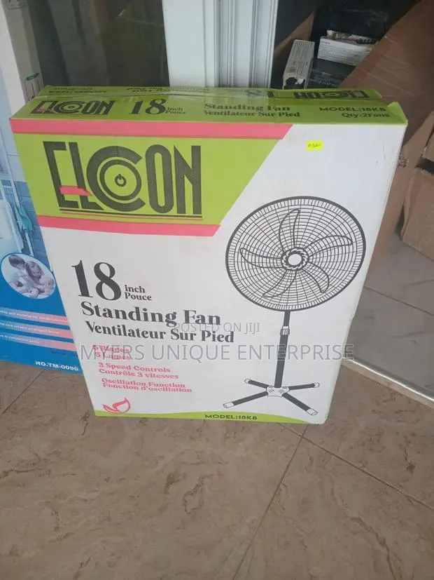 Elcon 18” Heavy Duty Standing Fan-big Size · Photo 1