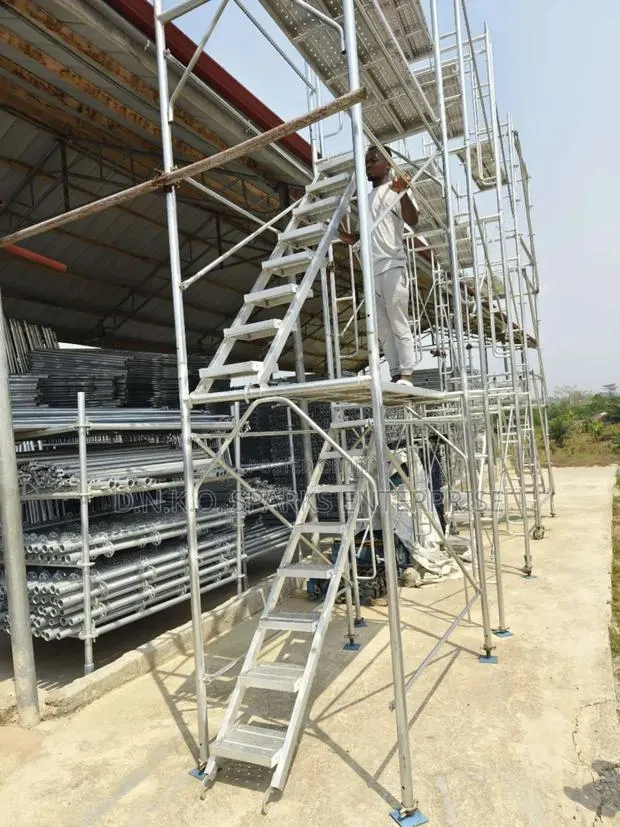 Scaffold, U Head, L Tube, Base Jack, Coupler, Plank, Brace · Photo 1