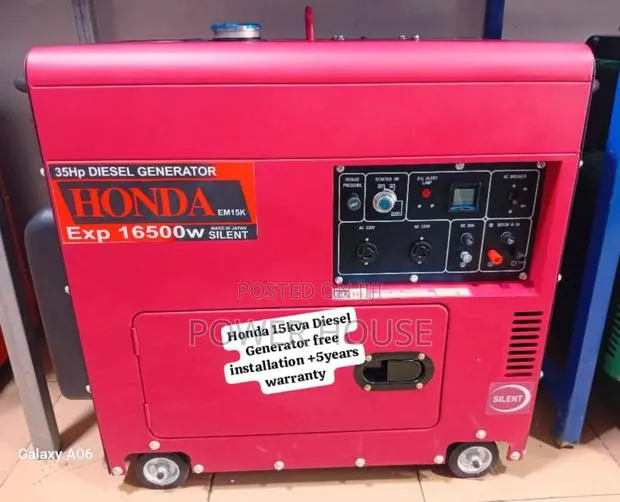 Power Pro Master Honda Diesel Generator 15kva Silent · Photo 1