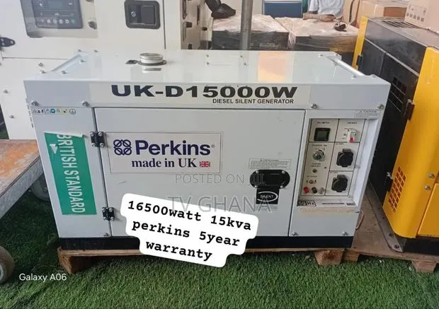 Perkins Diesel 16500w Generator – Industrial Power, Remote Ease15kva · Photo 1
