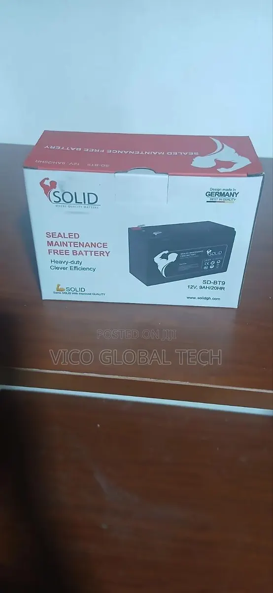 Solid Battery 12v9ah/20hr