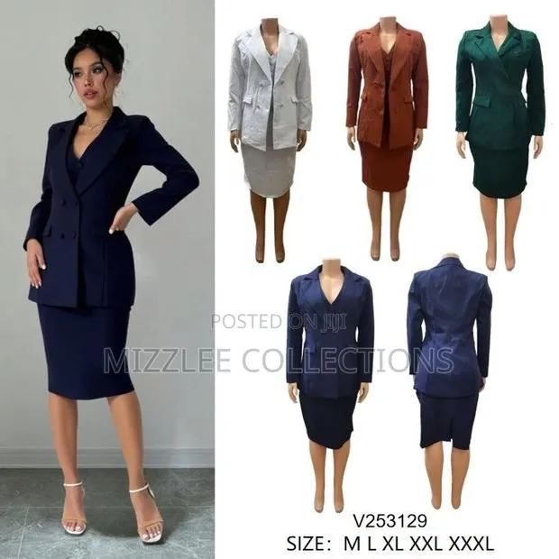 Classic Double Breasted Skirt Suit in M-3xl · Photo 1