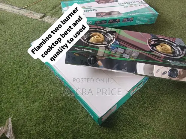 Flamino Double Burner Gas Stove – Perfect for Home Commercial Use · Photo 1