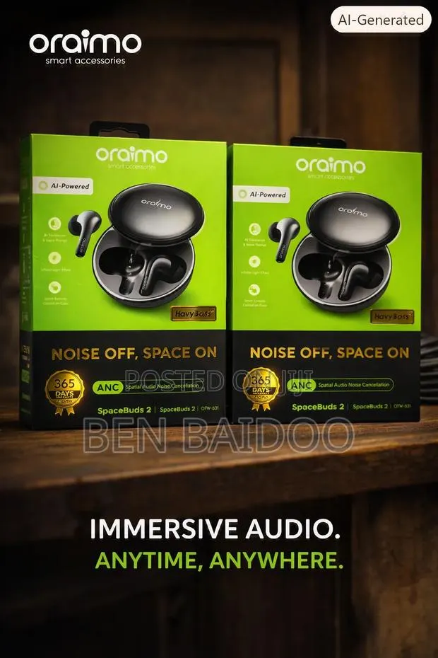Oraimo Spacebuds2 (100% Sound Clarity) · Photo 1