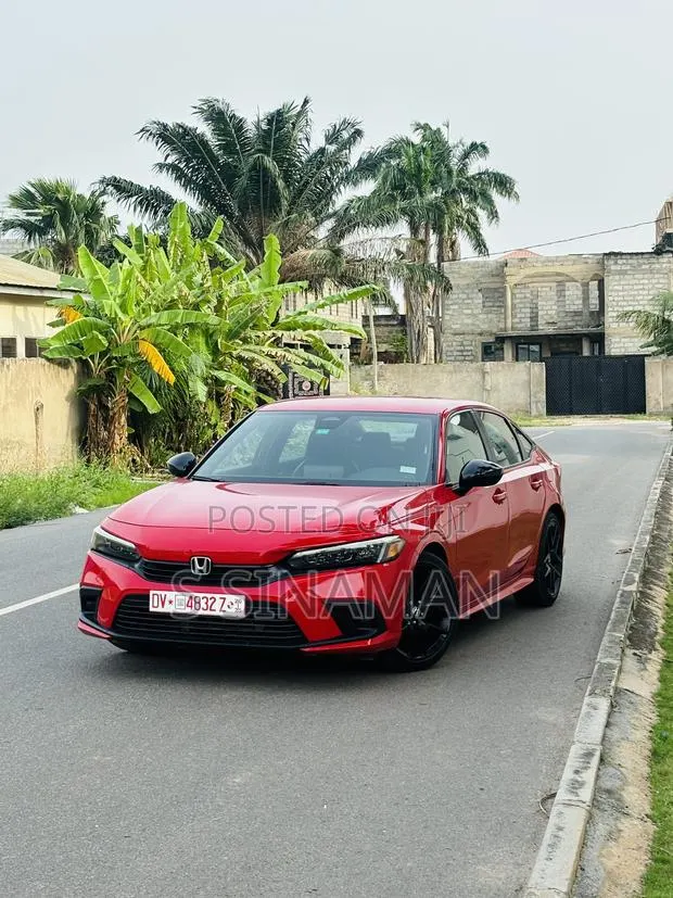 Honda Civic Sport CVT 2023 Red · Photo 1