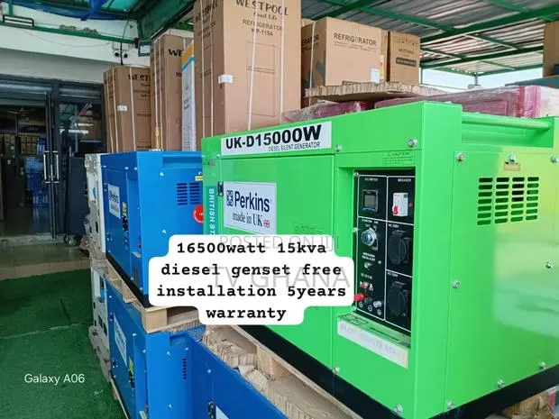 Perkins 15kva Diesel Genset With Remote Control – Industrial Quality · Photo 1
