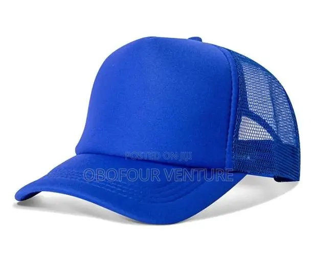Trucker Hat Mesh Back Snapback Baseball Cap Solid. · Photo 1