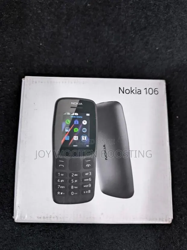 New Nokia 106 Black