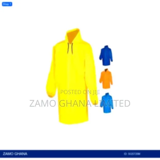 Raincoat Blue Color - Sgs720m · Photo 1