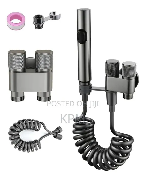 2 in 1 Female Hand Held Toilet Gun Spray Shataf Washer Wall Mounted · Photo 1