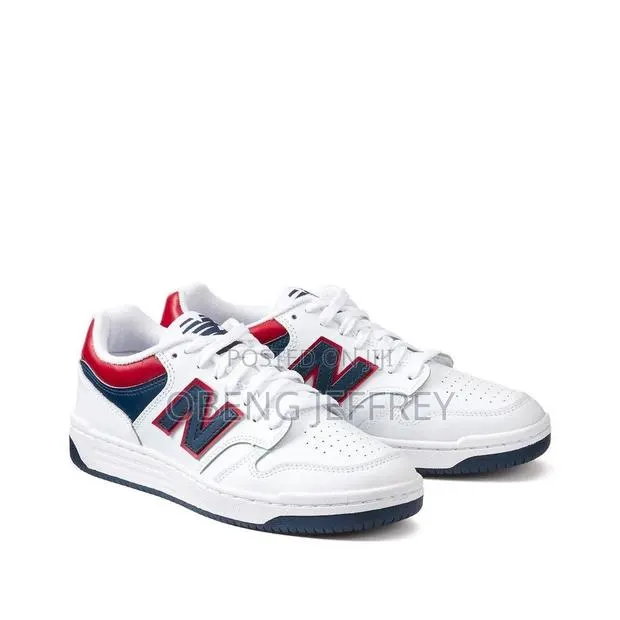 Original New Balance Bb480 White/Red · Photo 1