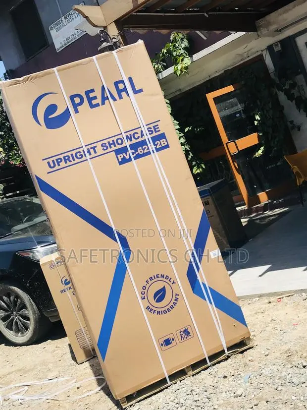 Durable Best 2 Door Pearl Glass Display PVC-622 Fridge · Photo 1