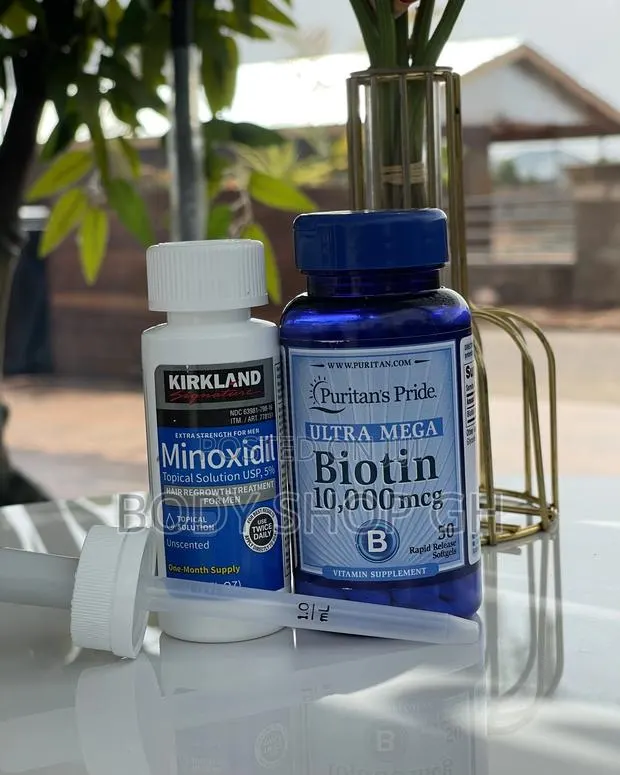Biotin + Kirkland Minoxidil Beard and Hairline Regrowth Set · Photo 1