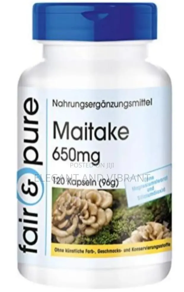 Maitake 650mg Mushroom, 120 Capsules, · Photo 1