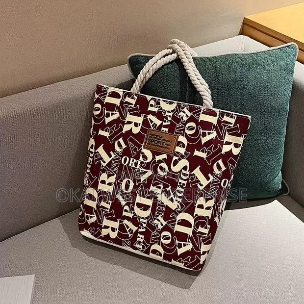 Korean-Inspired Large Capacity Canvas Tote Bag - Perfect for Outdoor