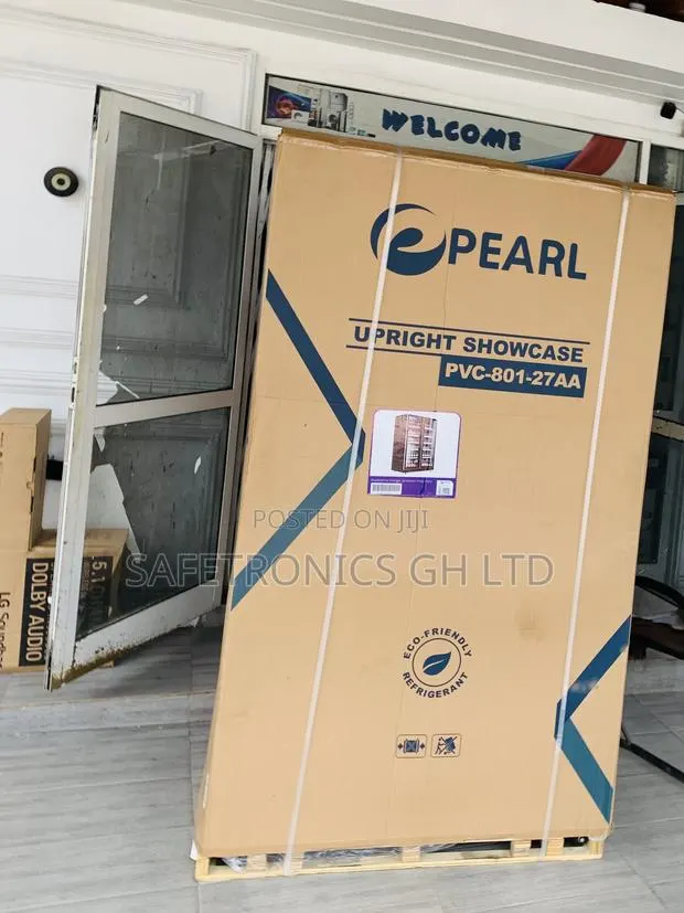 Buy Massive Pearl 690 Liters Double Door (Glass Display) Black · Photo 1