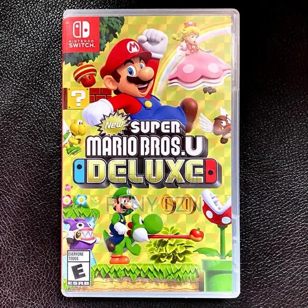 Super Mario Bros U Deluxe Nintendo Switch Game Card · Photo 1