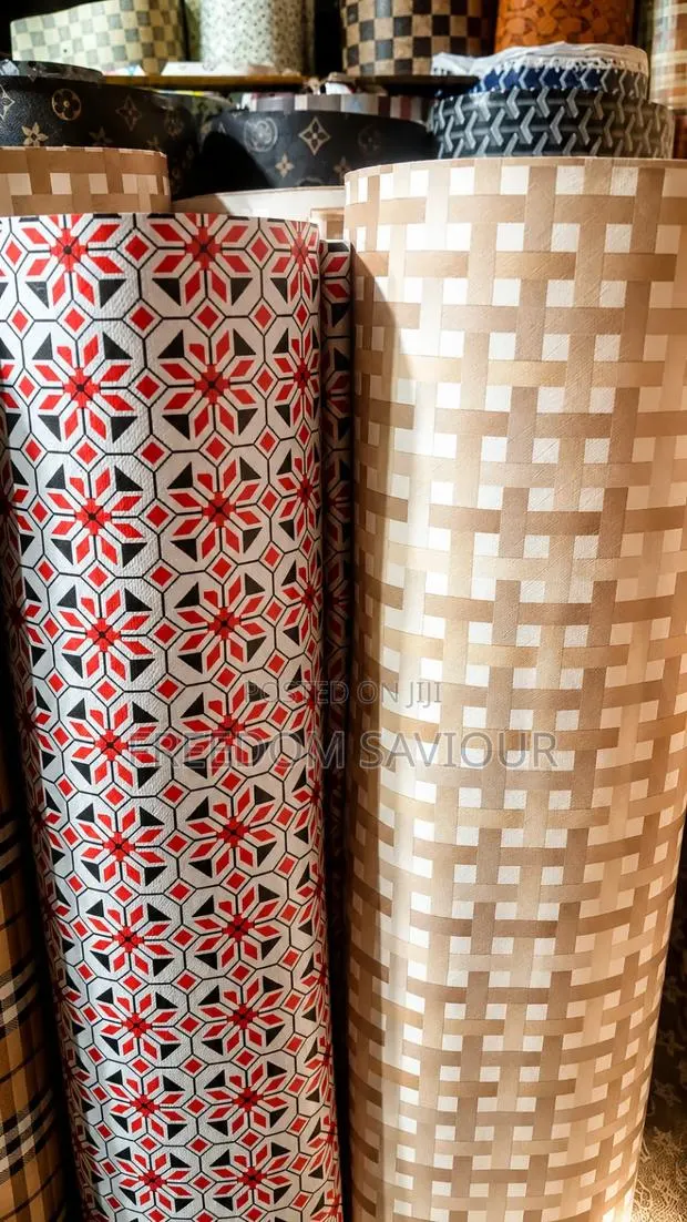 Premium Decorative Vinyl Flooring Roll – Modern Luxury Design · Photo 1