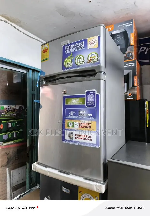 Nasco 85liter Table Top Double Door Fridge · Photo 1
