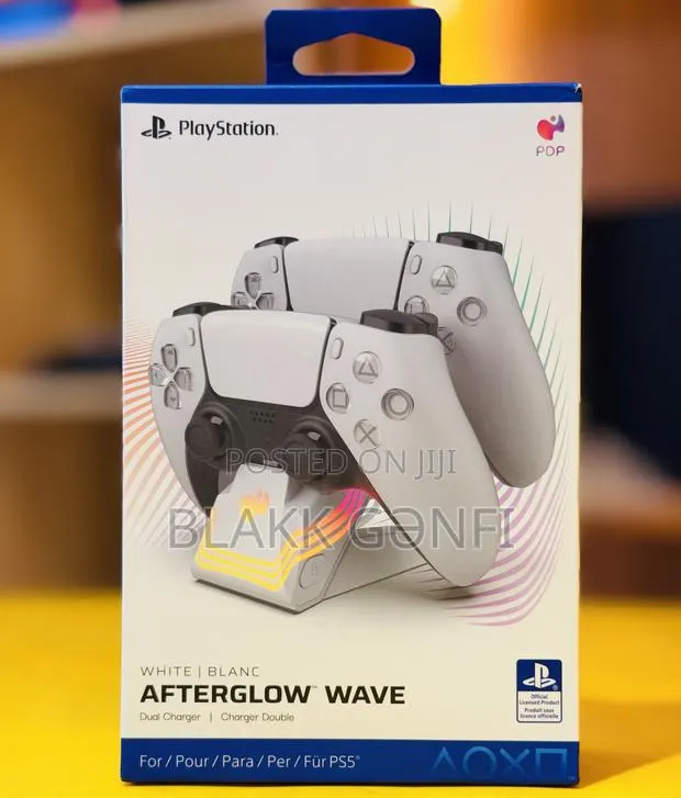 PS5 Afterglow Wave RGB Dual Charger · Photo 1