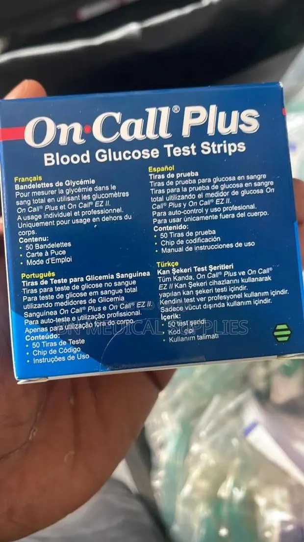 On Call Plus Glucometer Strips Only · Photo 1