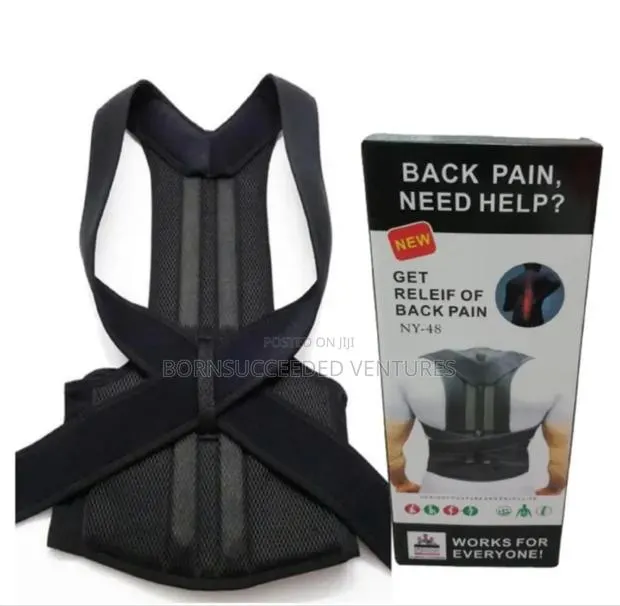 Back Pain Relief Shoulder Back Support Belt · Photo 1