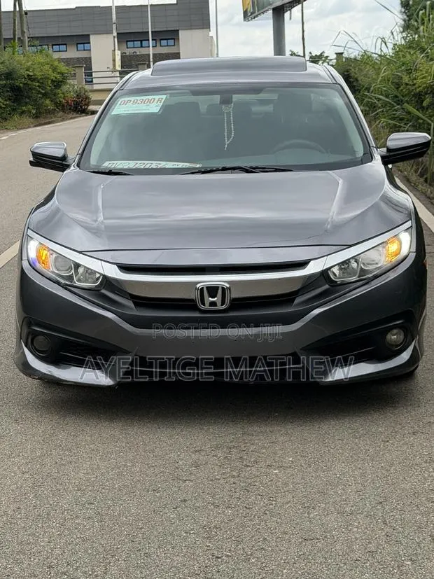 Honda Civic EX-L 2dr Coupe (1.5L 4cyl) 2016 Gray · Photo 1