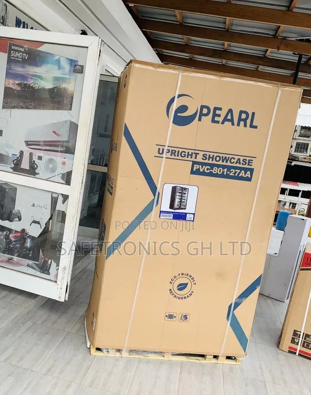 Brand New Pearl 690 Liters Double Door (Glass Display) Black · Photo 1