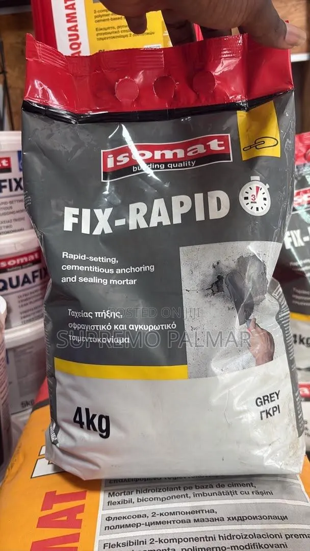 Fix Rapid Cementitious Anchoring and Sealing Mortar 4kg · Photo 1
