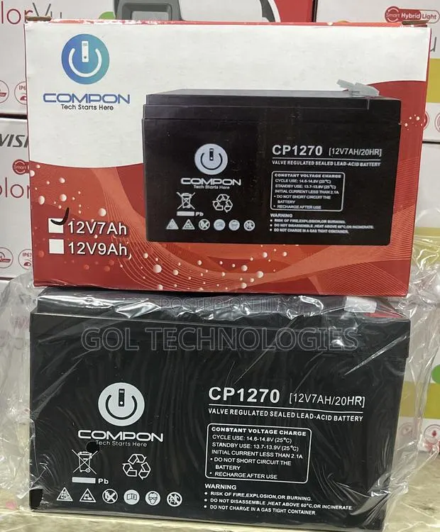 Ups Battery 12v7ah /20hr Ups Quality Battery Compon · Photo 1