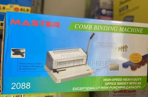 Comb Binding Machine · Photo 1