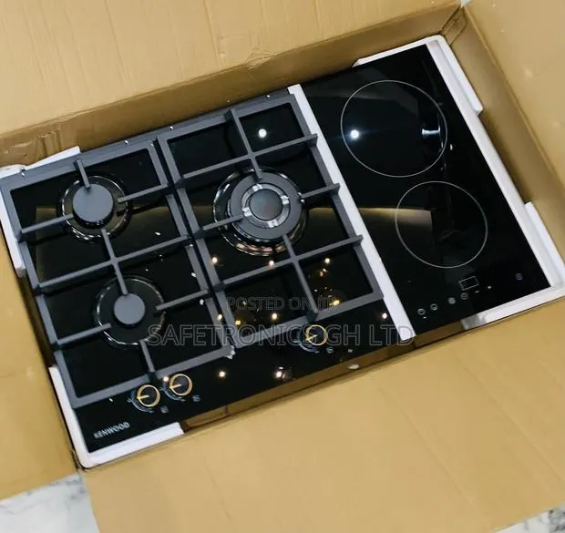 Check Unique • Inbuilt Kenwood 2 Electric 3 Gas Hob Black · Photo 1
