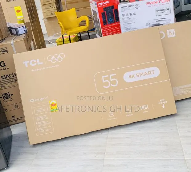 High Efficiency TCL 55" Uhd Smart Android TV 55p635 · Photo 1