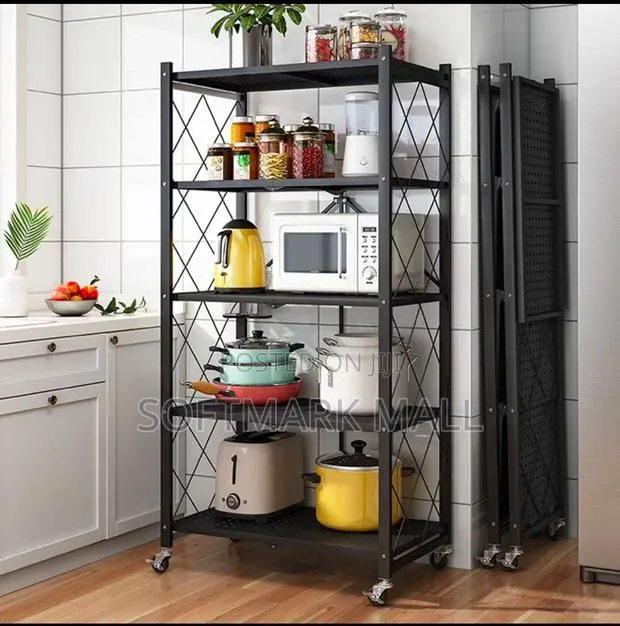 5 Tier Kitchen Rack With Wheels · Photo 1