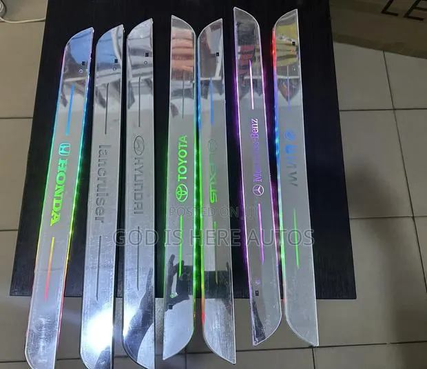 Wireless LED Welcome Pedal Lights (Door Sill Scuff Plates) · Photo 1