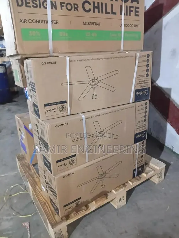Midea Fc-140-Dd Ceiling Fan: Modern Comfort, Minimal Space · Photo 1