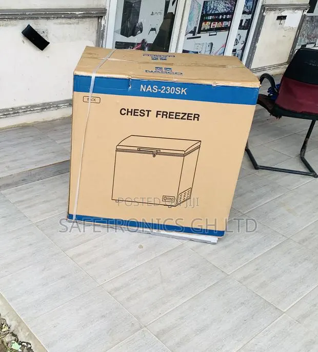 Accurate Sleek Nasco 195l Nas-230sk Chest Freezer Silver · Photo 1