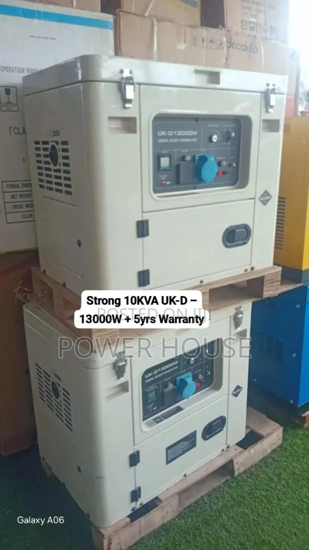 Stable Power 10kva Uk-D Diesel Generator 13000w – 10kva Output, 5yrs · Photo 1
