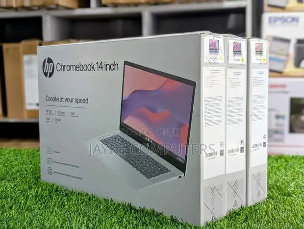 New Laptop HP Chromebook 14 4GB Intel Celeron eMMC 128GB · Photo 1