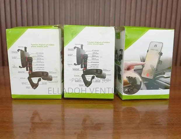 360 Degree Rotatable Universal Car Dashboard Windshield Car Mount · Photo 1