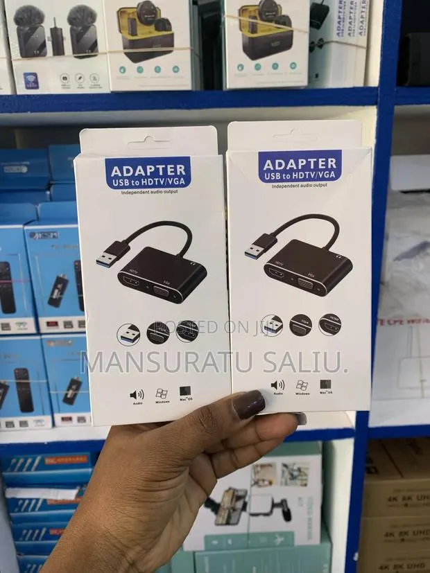 Adapter Usb to HDTV/Vga Independent Audio Output · Photo 1