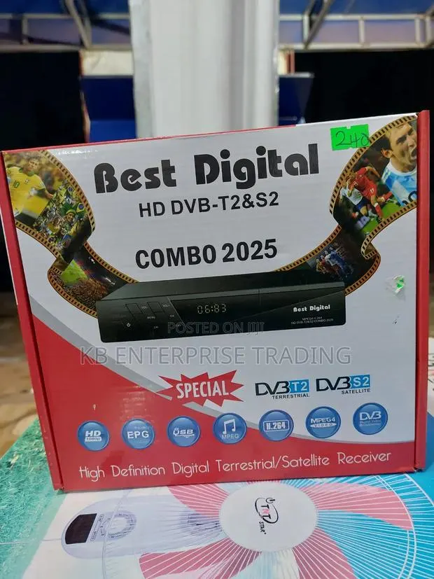 Best Digital HD DVB-T2 S2 Combo Receiver for Satellite TV · Photo 1