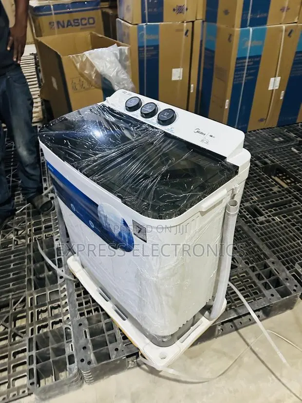 Available Now at Store Midea 7kg Topload Twintub White · Photo 1
