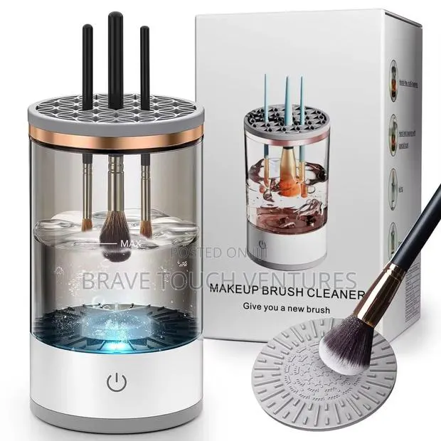 Automatic Spinning Makeup Brush Cleaner Kit · Photo 1