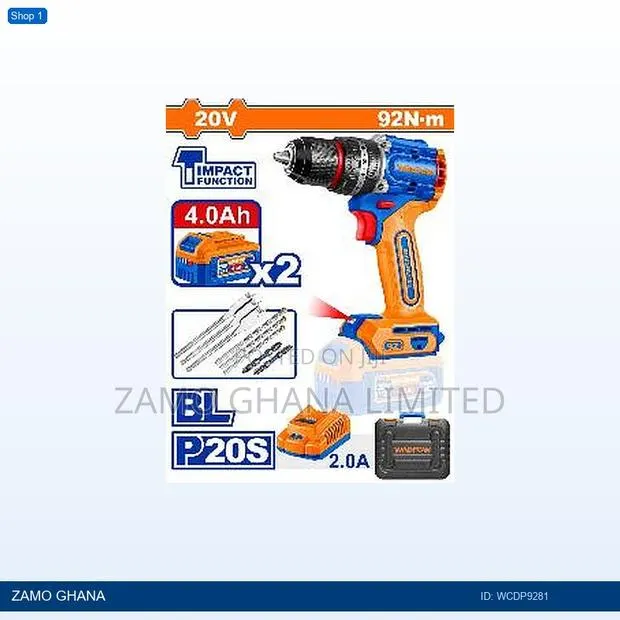Brushless Cordless Impact - Wcdp9281 · Photo 1