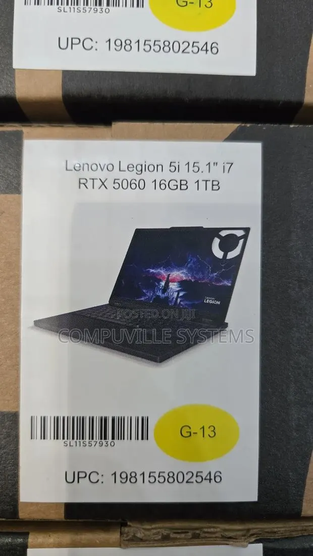 New Laptop Lenovo Legion 5i 16GB Intel Core i7 SSD 1T · Photo 1