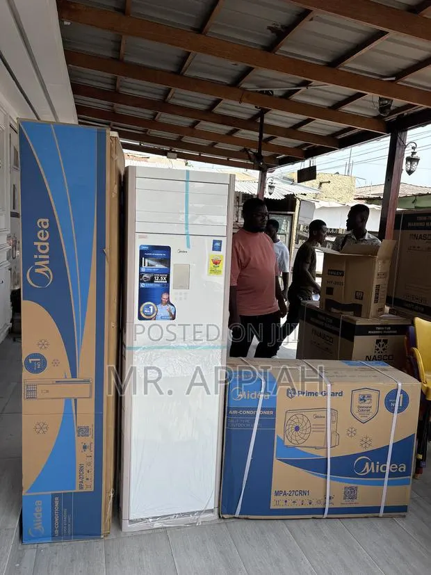 Super Classic Midea 3.0hp Floor Standing AC(White)... · Photo 1