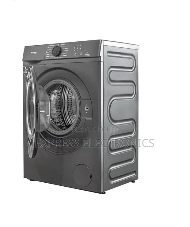 Brabd New Nasco Washing Machine 8Kg Front Load Full Automatic Silver · Photo 1