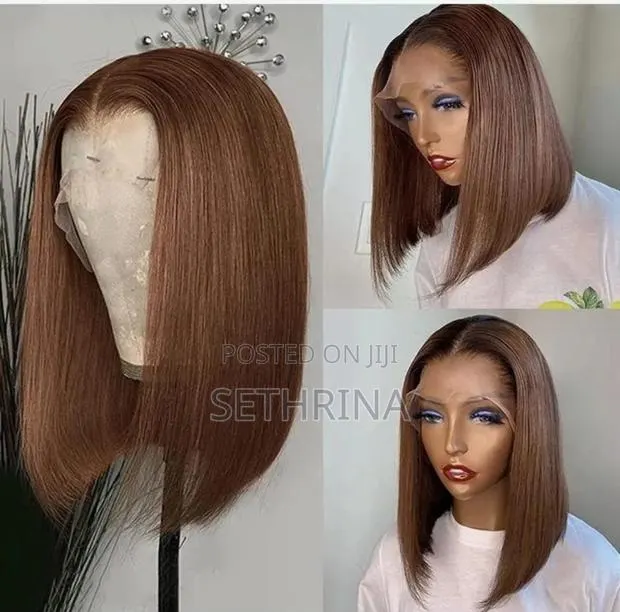 Full Frontal Human Hair Bob 10inches · Photo 1